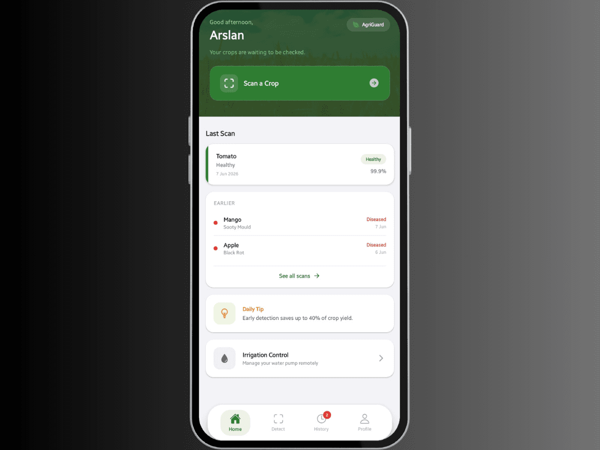 AgriGuard: AI-Powered Crop Disease Detection